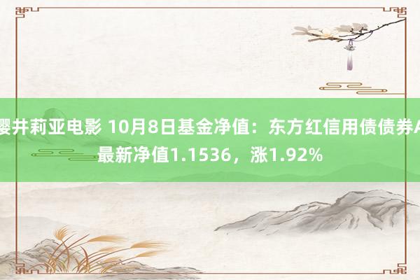 樱井莉亚电影 10月8日基金净值：东方红信用债债券A最新净值1.1536，涨1.92%