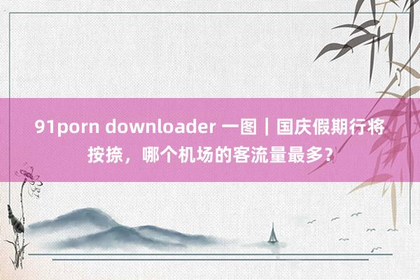 91porn downloader 一图｜国庆假期行将按捺，哪个机场的客流量最多？