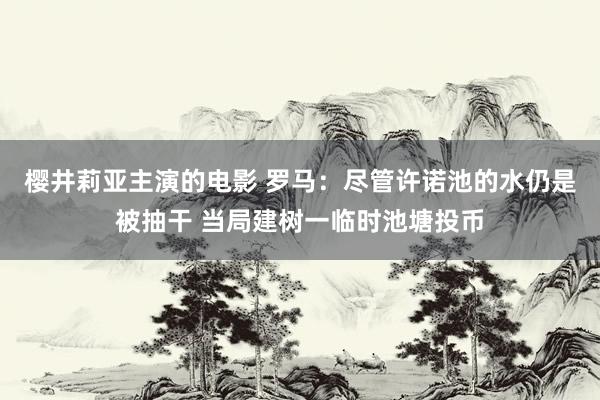 樱井莉亚主演的电影 罗马：尽管许诺池的水仍是被抽干 当局建树一临时池塘投币