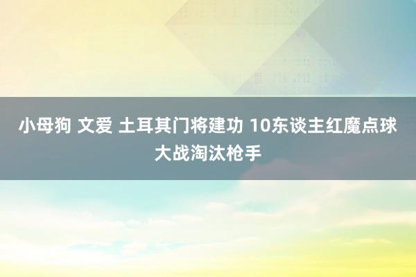 小母狗 文爱 土耳其门将建功 10东谈主红魔点球大战淘汰枪手