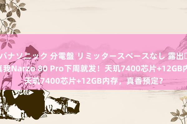 パナソニック 分電盤 リミッタースペースなし 露出・半埋込両用形 真我Narzo 80 Pro下周就发！天玑7400芯片+12GB内存，真香预定？